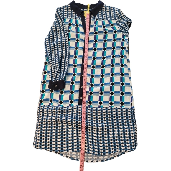 ANTHROPOLOGIE MAEVE PRINTED SHIRT DRESS SZ 4 - Picture 8 of 10